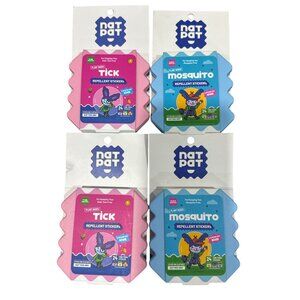 NATPAT (4 PACKS) 24ct "TrailPatch" Tick Repellent Stickers Natural and Non-Toxic